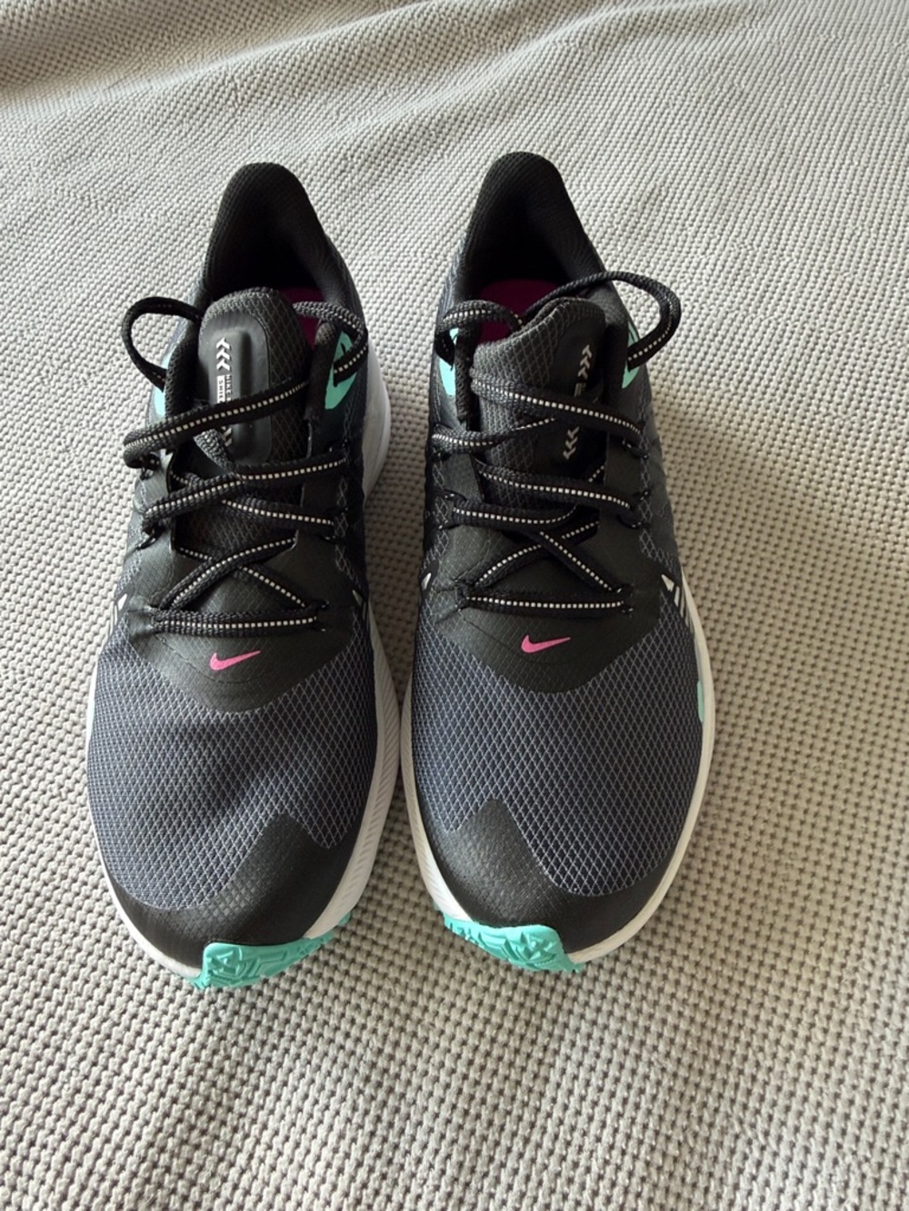 NWOT! Nike Winflo 7 Shield Women’s Grey and Teal Athletic Running Shoes - Picture 3 of 5